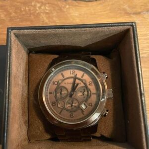 Michael Kors Men’s Chronograph Watch – Heavy Stainless Steel